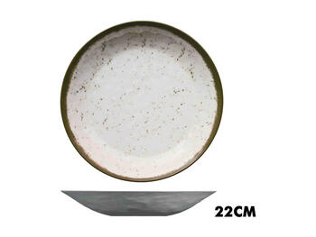 PIATTO MEL.FONDO 22 GLAZE BEIGE   Alessandrelli Business Solutions