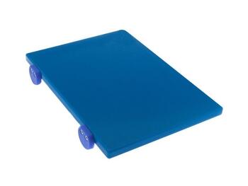 TAGLIERE IN POLIETILENE BLU 50X40X2  CON FERMI DI BATTUTA E VITI INOX   Alessandrelli Business Solutions