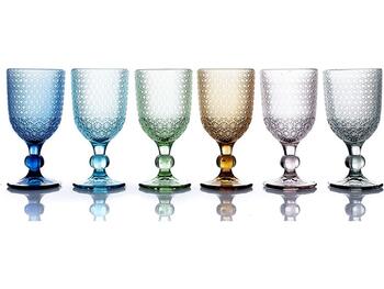 MOZART SET 6 CALICI VINO ARLECCHINO   Alessandrelli Business Solutions