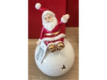 VIENNA SET 3 BABBO NATALE C/CANDELA   Alessandrelli Business Solutions
