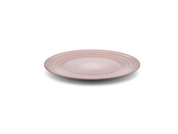 SMIRNE SOTTOPIATTO VETRO CM.34 ROSA   Alessandrelli Business Solutions