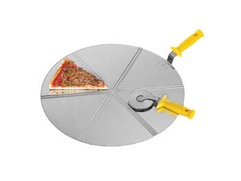 CACCIA PIZZA INOX CM.45 8 PORZIONI   Alessandrelli Business Solutions