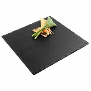 PIATTO QUADRO 30X30 ARDESIA NATURAL   Alessandrelli Business Solutions
