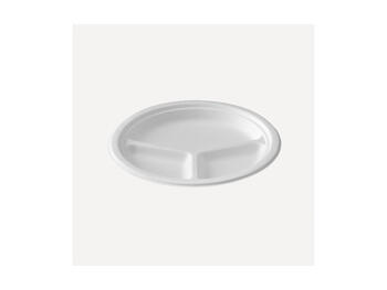 PIATTO TRISCOMPARTO CM.26 PZ.50 POL   Alessandrelli Business Solutions