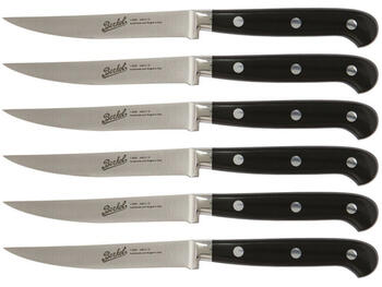 ADHOC NERO LUC. SET 6 COLTELLI   Alessandrelli Business Solutions