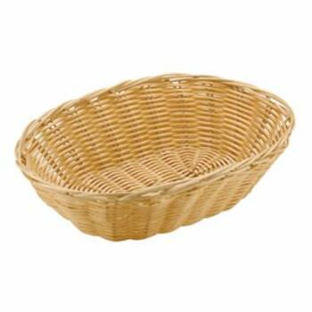 CESTO PANE OVALE CM.18 POLYRATTAN- RATTANGOLARE   Alessandrelli Business Solutions