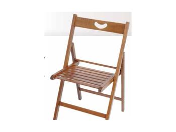 SEDIA PIEGHEVOLE LEGNO FAGG.NOCE   Alessandrelli Business Solutions
