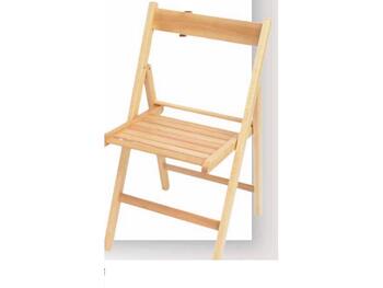 SEDIA PIEGHEVOLE LEGNO FAGG.NATURAL   Alessandrelli Business Solutions