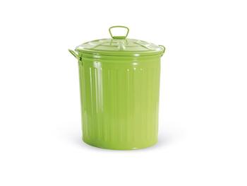 BIDONE ZINCATO LT.18 VERDE   Alessandrelli Business Solutions