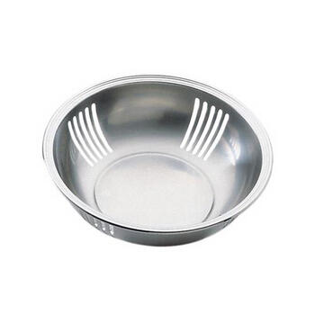 CESTINO TONDO INOX FORATO   Alessandrelli Business Solutions