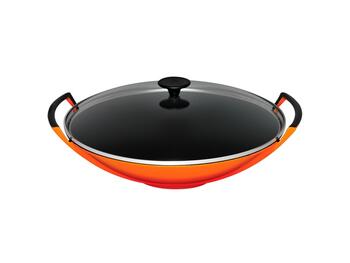 WOK C.COP. ACCIAIO CM.36 NERO   Alessandrelli Business Solutions