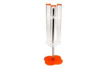 PORTA CONI GIREVOLI 3 DISPENSER ARANCIONE   Alessandrelli Business Solutions