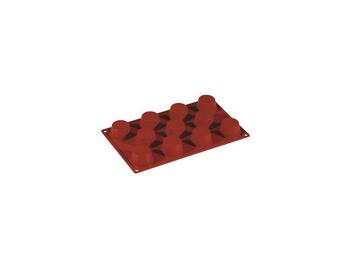 MULTIPORZIONE 11 IMPRONTE MUFFIN SILICONE ROSSO   Alessandrelli Business Solutions