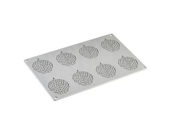 STAMPO IN SILICONE FOGLIE NOCCIOL.8   Alessandrelli Business Solutions