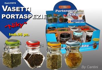 VASETTI PORTA SPEZIE NIKY   Alessandrelli Business Solutions