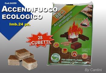 ACCENDIFUOCO FIRE ECOLOGICO PZ.28   Alessandrelli Business Solutions