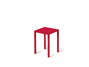 SGABELLO BASSO QUATRIS ROSSO RUBINO   Alessandrelli Business Solutions