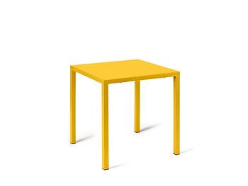 TAVOLO QUATRIS 70X70 GIALLO   Alessandrelli Business Solutions