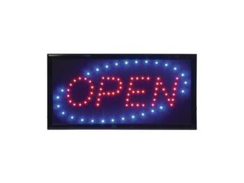 INSEGNA LUMINOSA A LED OPEN   Alessandrelli Business Solutions