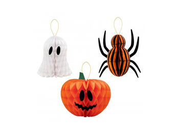 DECORO CARTA PZ.3 FANTASMA RAGNO ZU   Alessandrelli Business Solutions