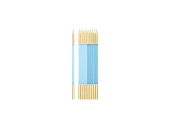 CANDELE PZ. 10 C/SOST.TURCHESE ORO   Alessandrelli Business Solutions