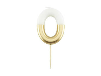 CANDELA CM.10,5 BIANCO/ORO   Alessandrelli Business Solutions