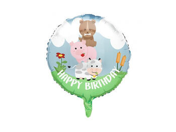 PALLONE MYLAR HAPPY FARM CM.45   Alessandrelli Business Solutions