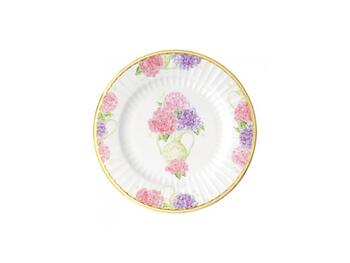 PIATTI PZ. 8 CM.27 ORTENSIE   Alessandrelli Business Solutions