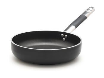 ALBLACK PADELLA DRITTA ANTIADERENTE INDUZIONE 1 MANICO TUBOLARE INOX COOL 24 CM   Alessandrelli Business Solutions