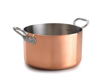 COPPER 3 CASSERUOLA ALTA 2 MANICI  INDUZIONE    Alessandrelli Business Solutions