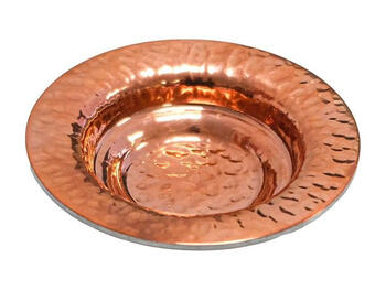 COPPER 3 MINIPIATTO RAME MARTELLATO TONDO CM 11,8   Alessandrelli Business Solutions