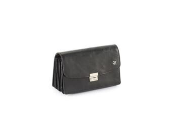 PORTAFOGLIO NERO IN PELLE   Alessandrelli Business Solutions