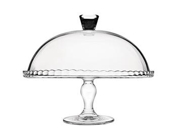 PATISSERIE ALZATA PORTADOLCE CON CAMPANA VETRO CM 32 PEZZI 1   Alessandrelli Business Solutions