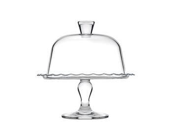 PETITE PATISSERIE ALZATA CON CAMPANA VETRO PEZZI 1   Alessandrelli Business Solutions