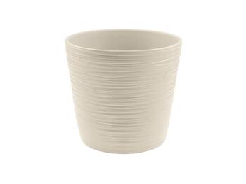 VASO CERAMICA RIGATO AVORIO H190   Alessandrelli Business Solutions