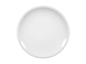 COMPACT PIATTO PIANO PORCELLANA BIANCO FALDA STRETTA 25,5 CM   Alessandrelli Business Solutions