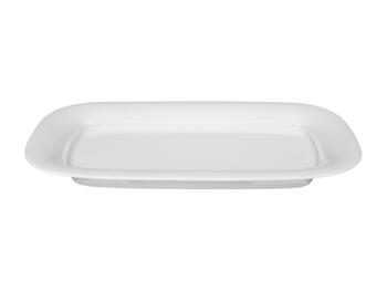 SAVOY PIATTO PIANO RETRETTANGOLARE PORCELLANA 35X24,5 CM   Alessandrelli Business Solutions