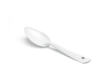 PELTRE COLLECTION CUCCHIAIO FERRO SMALTATO BIANCO 20,0 CM PEZZI 1   Alessandrelli Business Solutions