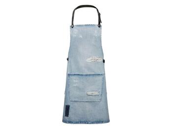 GREMBIULE DISTRESSED DENIM STONE WASHED   Alessandrelli Business Solutions