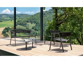 KEY SALOTTO OUTDOOR CHARCOAL-SILVER 5 PEZZI TALENTI   Alessandrelli Business Solutions