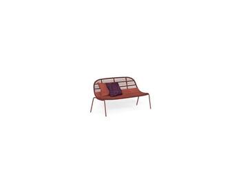 PANAMA MATER. LOVESEAT TWILL RUST   Alessandrelli Business Solutions