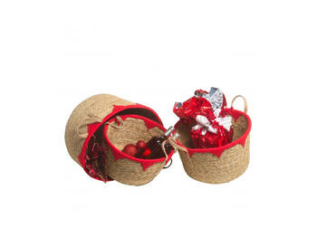 CESTO TESSUTO ROSSO L   Alessandrelli Business Solutions