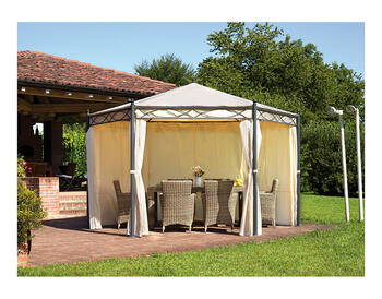 GAZEBO ESAGONALE DIAMETRO 4 MT   Alessandrelli Business Solutions