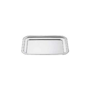 VASSOIO RETTANGOLARE BAR SENZA BORDO 27X21 INOX   Alessandrelli Business Solutions
