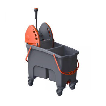 DUETTO LT. 16/24 CARRELLO CON UN  SECCHIO   Alessandrelli Business Solutions