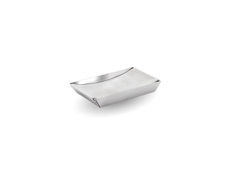ART & TABLE CESTINO PANE GOURMET ACCIAIO INOX 18/10 25X15 CM 
