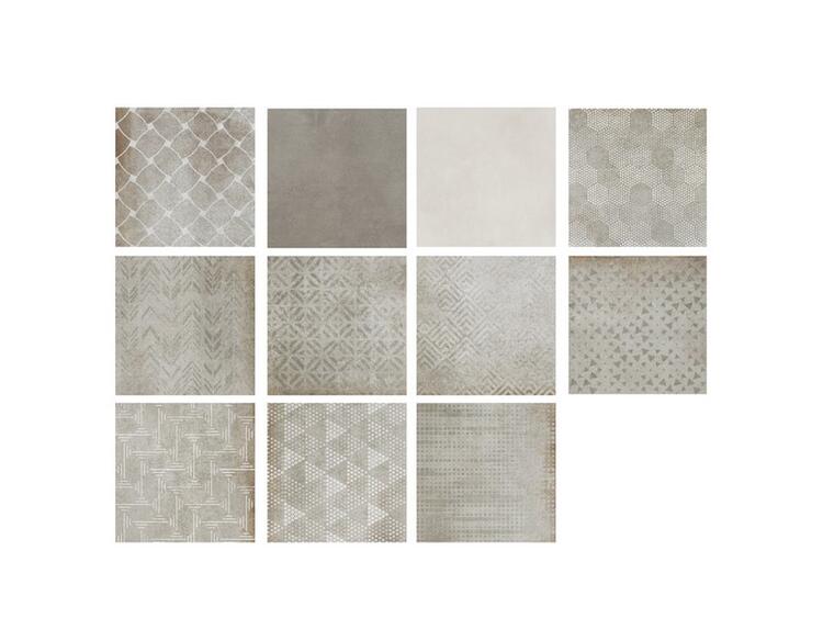 GRES CORTEN MIX 20X20 CM 