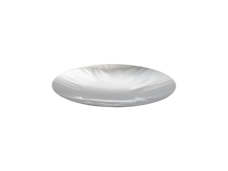 PIATTO TONDO IMPERFETTO ACCIAIO INOX 18/10 36 CM 