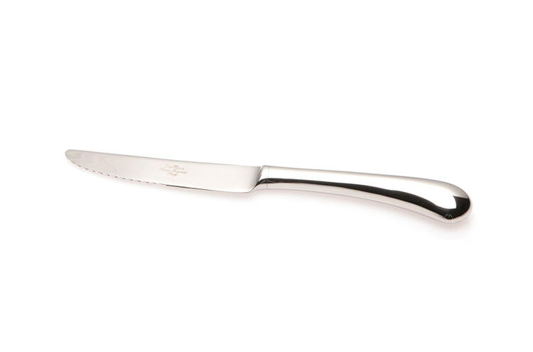PITAGORA 3 MM COLTELLO BISTECCA MANICO VUOTO ACCIAIO INOX 18/10 25 CM 