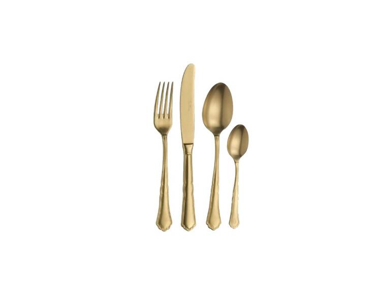 SETTECENTO ALCHIMIQUE GOLD 3,0 MM CUCCHIAINO CAFFÈ ACCIAIO INOX 18/10 14,6 CM 